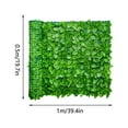 thumbnail image 3 of Artificial Green Leaf Hedging Wall Roll - Weather-Resistant Fence Panel, Balcony Sun Shade & Privacy Screen for Indoor Outdoor Decor, 3 of 5