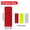 thumbnail image 2 of Reflective Warning Stickers Safety Reflective Stickers Night Visibility Stickers Waterproof Vehicle Strip Stickers, 1.18 x 3.25 Inch 30pcs, 2 of 5