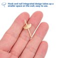 thumbnail image 2 of 50pcs Iron Nail Hooks Photo Picture Frame Hangers Professional Picture Hangings, 2 of 9