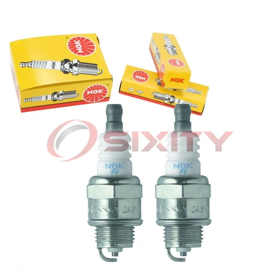 2 pc NGK 5113 Standard Spark Plugs for 09482-00261 13373-6774-6 160560-78010 47S 6007 77-319 77-324 801254 90793-20094 92070-2106 98073-54776 W9PR-U Ignition Wire Secondary