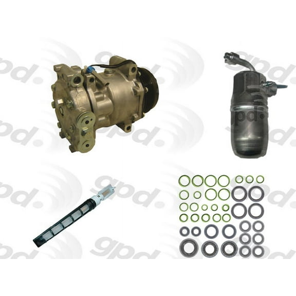 Global A/C Compressor Kit 9612783 Fits select: 2002 CHEVROLET SILVERADO, 2002 GMC SIERRA
