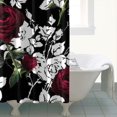 thumbnail image 5 of Waterproof Pioneer Shower Curtain 84x72 Inch Polyester Unique Colorful Floral Shower Curtain for Bathroom Hotel Home Decor with 12 Plastic Hooks, 5 of 5