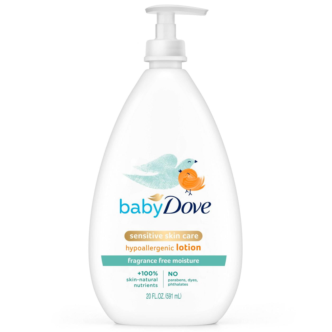 Dove Sensitive Skin Care Baby Lotion - Fragrance Free - 20 oz