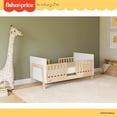 thumbnail image 3 of Fisher Price Iris 5-in-1 Convertible Crib by Dream On Me in White + Natural, 3 of 16