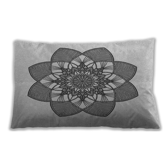 Ahgly Company Indoor Rectangular Patterned Lumbar Throw Pillow, 13 inch by 19 inch