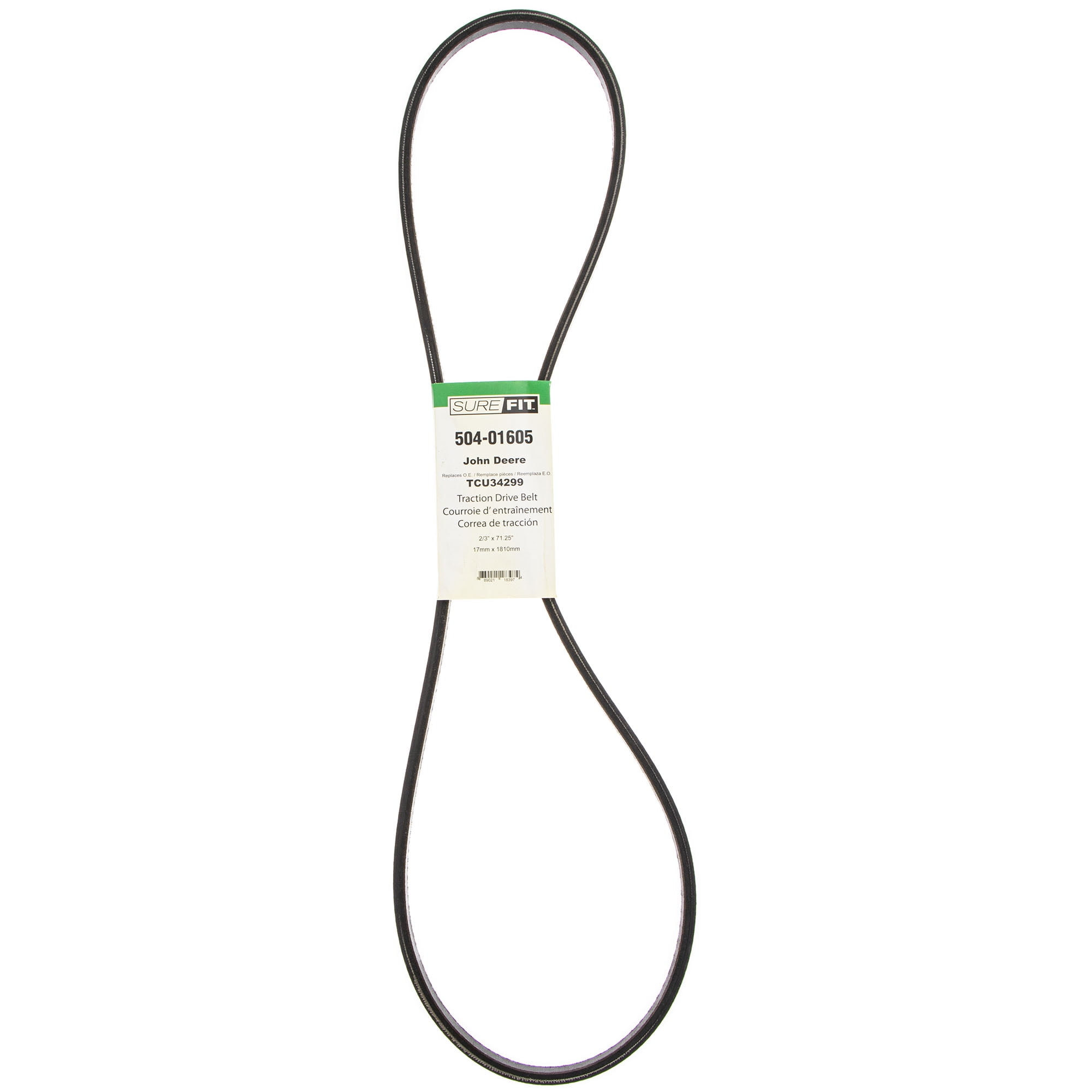SureFit Traction Drive Belt Replacement for John Deere TCU34299 Z915B