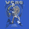 thumbnail image 2 of Men's Marvel Doctor Strange in the Multiverse of Madness Distressed Wong  Graphic Tee Royal Blue Heather Medium, 2 of 5