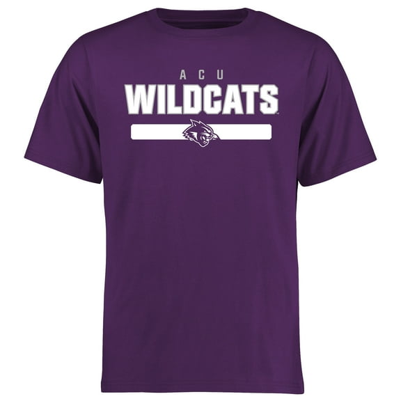 Men's Purple Abilene Christian University Wildcats Team Strong T-Shirt