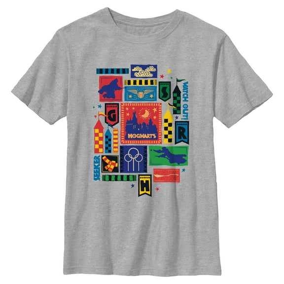 Boys Harry Potter Quidditch Collage T Shirt