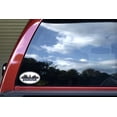 thumbnail image 2 of 5in x 3in Blue and Orange Oval Denver Skyline Sticker, 2 of 3