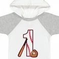 thumbnail image 4 of Inktastic Baseball First Birthday One Year Old Boys or Girls Baby Bodysuit, 4 of 5
