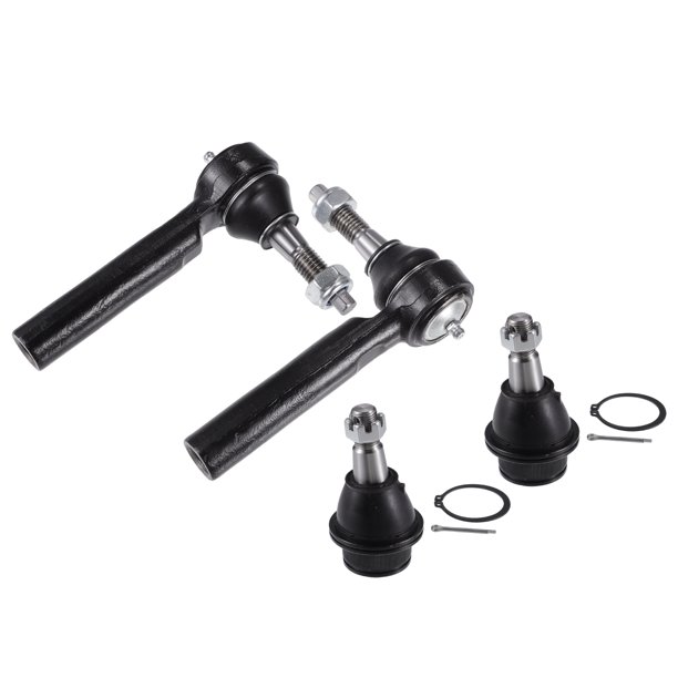 Kit de suspensión frontal de 4 piezas, extremo de barra de dirección exterior, junta esférica inferior para Cadillac Escalade No.ES800223/K6541
