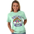 thumbnail image 3 of XOMG POP Rainbow Dallas Cartoon Women Plus Size Graphic Tee Tees Brisco Brands 2X, 3 of 5