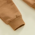 thumbnail image 6 of HCNTES Kid Toddler Boys Clothes Sweatshirt and Casual Pants 2Pcs Boys Fall Winter Outfits 3t boys fall clothes(Khaki,3-6 Months), 6 of 8