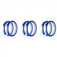 thumbnail image 1 of 6 Rollos de 10 mm X 33 M (108 Pies) Cinta Transferencia Azul Cinta Transferencia de para Prensa de SublimacióN de Sin Residuos y Vinilo de Transferencia de, 1 of 5