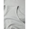 thumbnail image 2 of Ma Croix Womens Scoop Neck Longline Tee Round Bottom T Short Sleeve Modal Shirts, 2 of 6