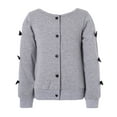 thumbnail image 1 of Richie House Girls' Sweet Knit Cardigan with Bows RH2182, 1 of 2