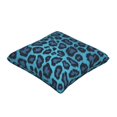 thumbnail image 3 of Multi-Size Linen Sofa Pillow Cover Invisible Zipper Open And Close Strong Use For Sofa Chair Garden Sofa Car Animal Skin Print Style Darkturquoise_1 18"X18", 3 of 8