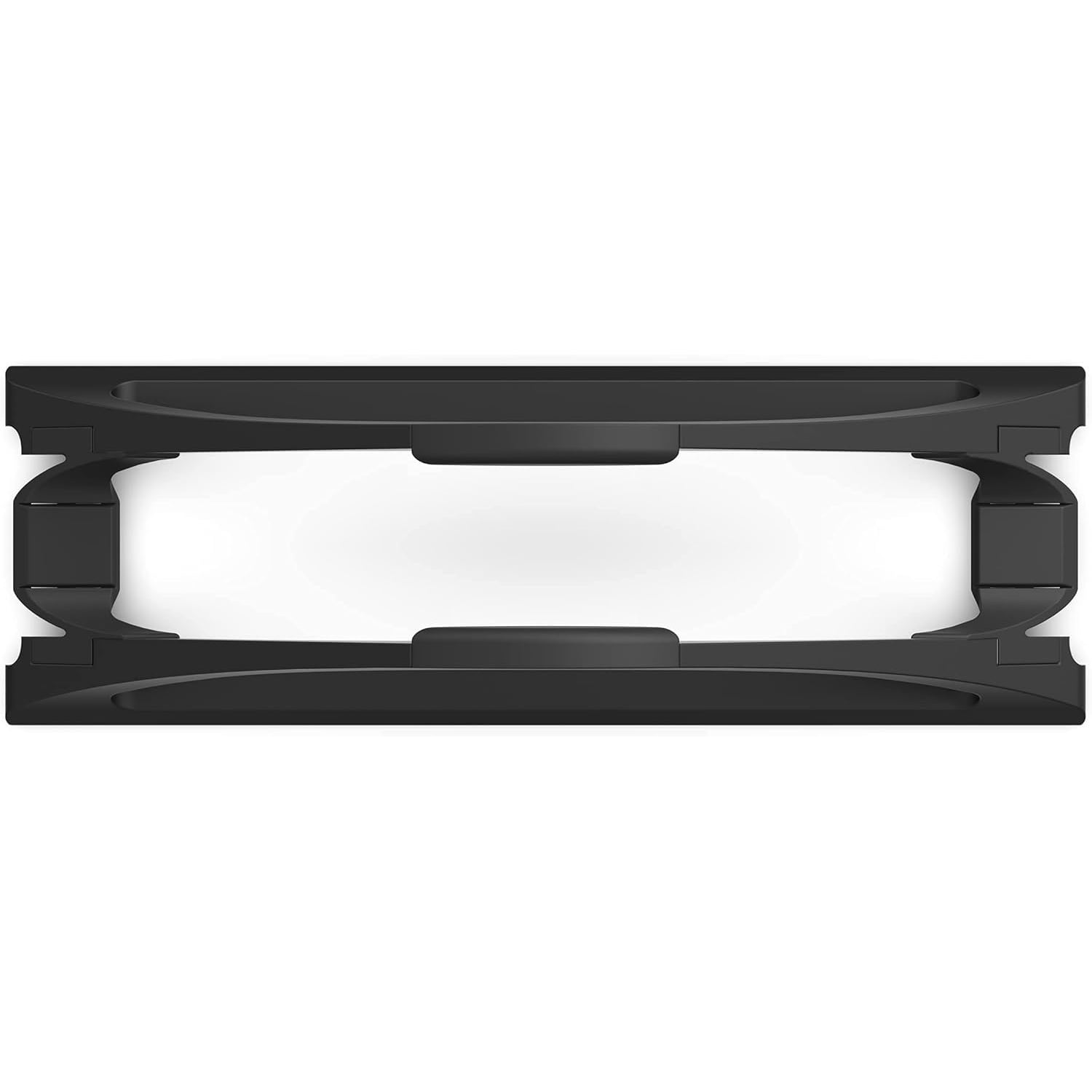 Vertical Laptop Stand for Desks in Matte Black, Upright Adjustable Holder to Dock  and Other Laptops to Organize Work & Home Office, Automatic Grip