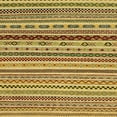 thumbnail image 1 of Ahgly Company Machine Washable Indoor Square Abstract Saffron Yellow Area Rugs, 8' Square, 1 of 7