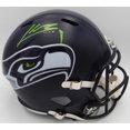 thumbnail image 4 of Kenneth Walker Autographed Speed Replica Full Size Helmet Seattle Seahawks Signed Twice Beckett BAS Witness #2W457049, 4 of 5