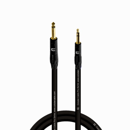Coluber Cable 1/4" TS Male to 3.5 TRS Male - Pro 3-Pin Microphone Connector
