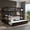 Brown, variant on Demi Bonn Bunk Beds Full over Full with Ladder in the Steps and a Full Trundle, Bunk Bed Platform Twin Over Twin, Brown