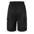 thumbnail image 5 of JIKNTTR Mens Shorts Casual Drawstring Summer Multi Pocket Cargo Shorts Sports Leisure Pants Pants Stretch Hiking Cargo Shorts, 5 of 5