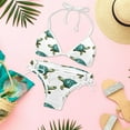 thumbnail image 6 of Turtle Seamless Detachable Sponge Adjustable Strap Bikini Set Two-Pack Swimsuit Suit Beach Pool Party, 6 of 6