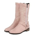 thumbnail image 1 of Mepaouo Women's Knee High Cowgirl Boots Buckle Western Cowboy Boot Embroidery Motorcycle Riding Boot, 1 of 9