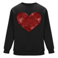 thumbnail image 4 of Goodeals 2025 Happy Valentine's Day Sweatshirts for Men Gift for His Love Heart Printed Graphic Pullover Sweatshirt Cute Long Sleeve Crew Neck Casual Tops(Black,S)Online Deals, 4 of 6