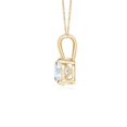 thumbnail image 2 of ANGARA IGI Certified Lab Grown 1 Ct Diamond Solitaire Pendant for Women in 14K Yellow Gold (Size-6.4mm|Color-F-G|Clarity-VS) | April Birthstone, Anniversary, Jewelry Gift for Women | Diamond Necklace, 2 of 7