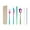 Multicolor, variant on Hxlamzoo Premium Korean Stainless Steel 7-Piece Cutlery Set for Camping - Portable Knife, Fork, Spoon, Chopsticks with Storage Bag | Durable & Lightweight Outdoor Dining Essentials