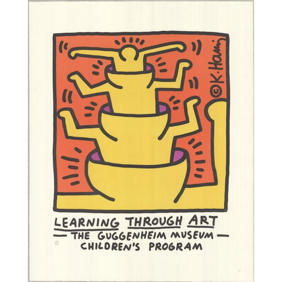 KEITH HARING Learning Through Art, 1990