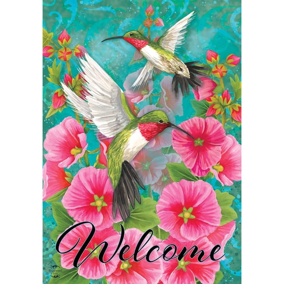 Briarwood Lane Garden Flag 12x18 For Outdoor Hummingbird Dance Spring For Spring Garden Flag Flags For Outside