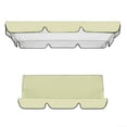 thumbnail image 2 of Garden Swing Canopy Seats Replacement Set 3 Seats Covers + Swing Canopy Cover, 2 of 10