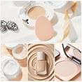 thumbnail image 3 of 6 Pcs Flat Makeup Sponge Tutuviw Beige Smooth Foundation Sponge, Beauty Blender Make Up Cushion Make Up Applicator Sponge for Natural and Easy Soft Long-lasting, Beginner-friendly, 3 of 6