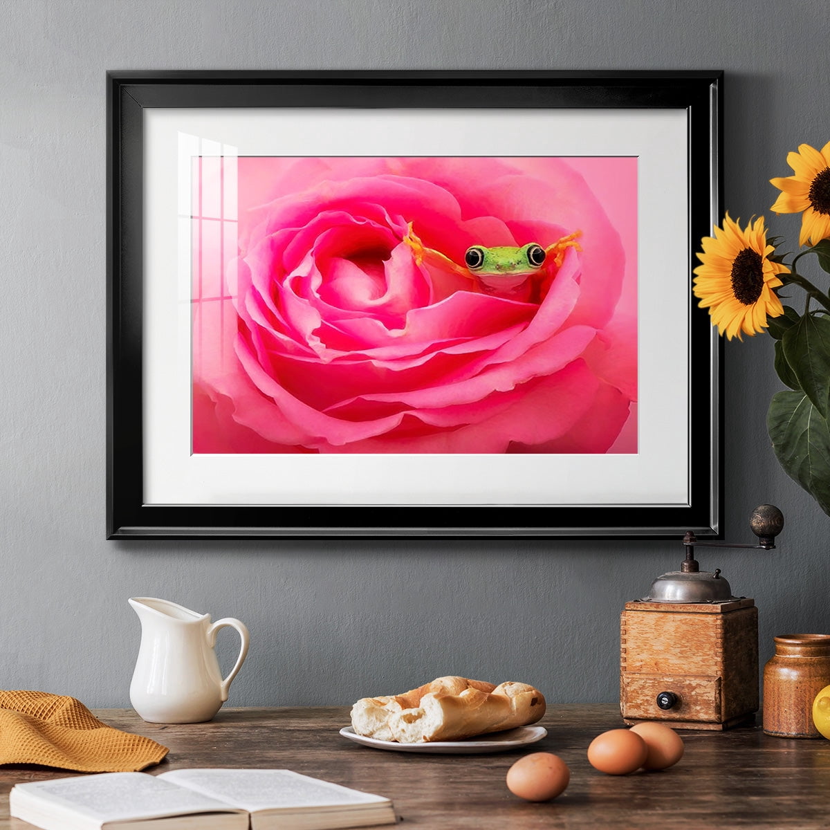 Hanging On VIII Premium Framed Print - Ready to Hang