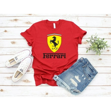 Ferrari Shirt Ferrari T-Shirt Race Shirt Car Shirt Ferrari Race Shirt Formula One Ferrari Shirt F1 Ferrari Apparel Ferrari Lover Tee