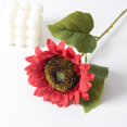 thumbnail image 3 of Mdesiwst Artificial Sunflower Branch with Stem Home Wedding Party Faux Flower Floral Arrangement Indoor Outdoor Garden Decoration, 3 of 7