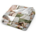 thumbnail image 4 of Personalised Blanket Custom Blanket with Photo Text Blanket Personlized Throw Picture Collage Flannel Blankets for Family Xmas Christmas New Year Anniversary Birthday Wedding Gift, 4 of 6