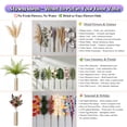thumbnail image 7 of YIQMI Gold White Leaf Floor Vase Set of 3 Metal Tall Vases 31/28/24 in for Faux Olive, Preserved Eucalyptus, Housewarming, Mother's Day, 7 of 7