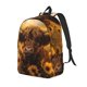 thumbnail image 1 of Disketp Cute Cow Sunflower Field print Canvas Backpack Lightweight Travel Daypack Student Rucksack Laptop Backpack-Medium, 1 of 5