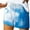 7-Multicolor, variant on Fashion Tie Dye Gradient Shorts for Women Drawstring Pants Elastic Waist Pocketed 2025 Summer Beach Shorts