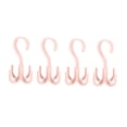 thumbnail image 3 of WRISTBIQUE Pink ABS Rotatable Hooks 4Pcs 5.7x2.2x2.2in Home Users Coat Hangers, 3 of 8