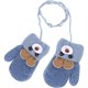 thumbnail image 2 of Mitones de lana forma de osito para bebé y niños pequeños, 2 of 3
