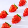 thumbnail image 4 of FOMIYES 12Ud Artificiales Pequeñas De Fresa Roja Para, 4 of 8