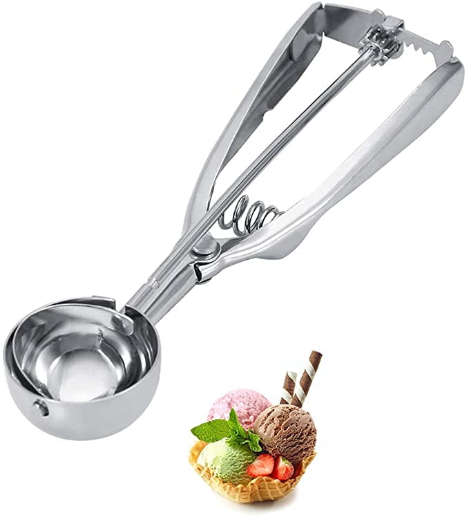 Ice Cream Scoop, Cookie Scoop,Stainless Steel Cookie Scoops for Baking