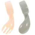thumbnail image 2 of Durable Training Tableware with Curved Design for Kids Green PP Material High Temperature Resistance, 2 of 5