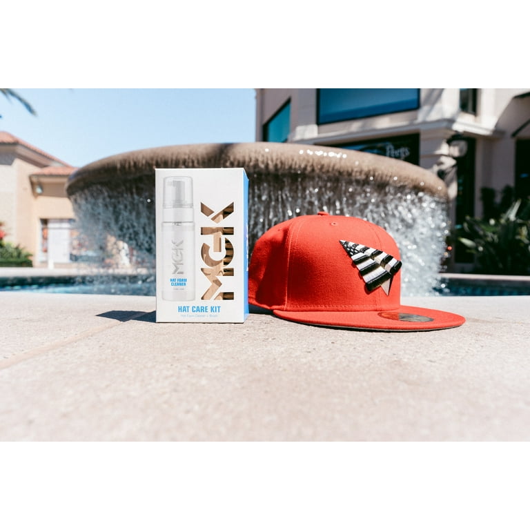 Shoe MGK Hat Cleaner Kit - Foam Cleaner & Brush for Baseball Caps